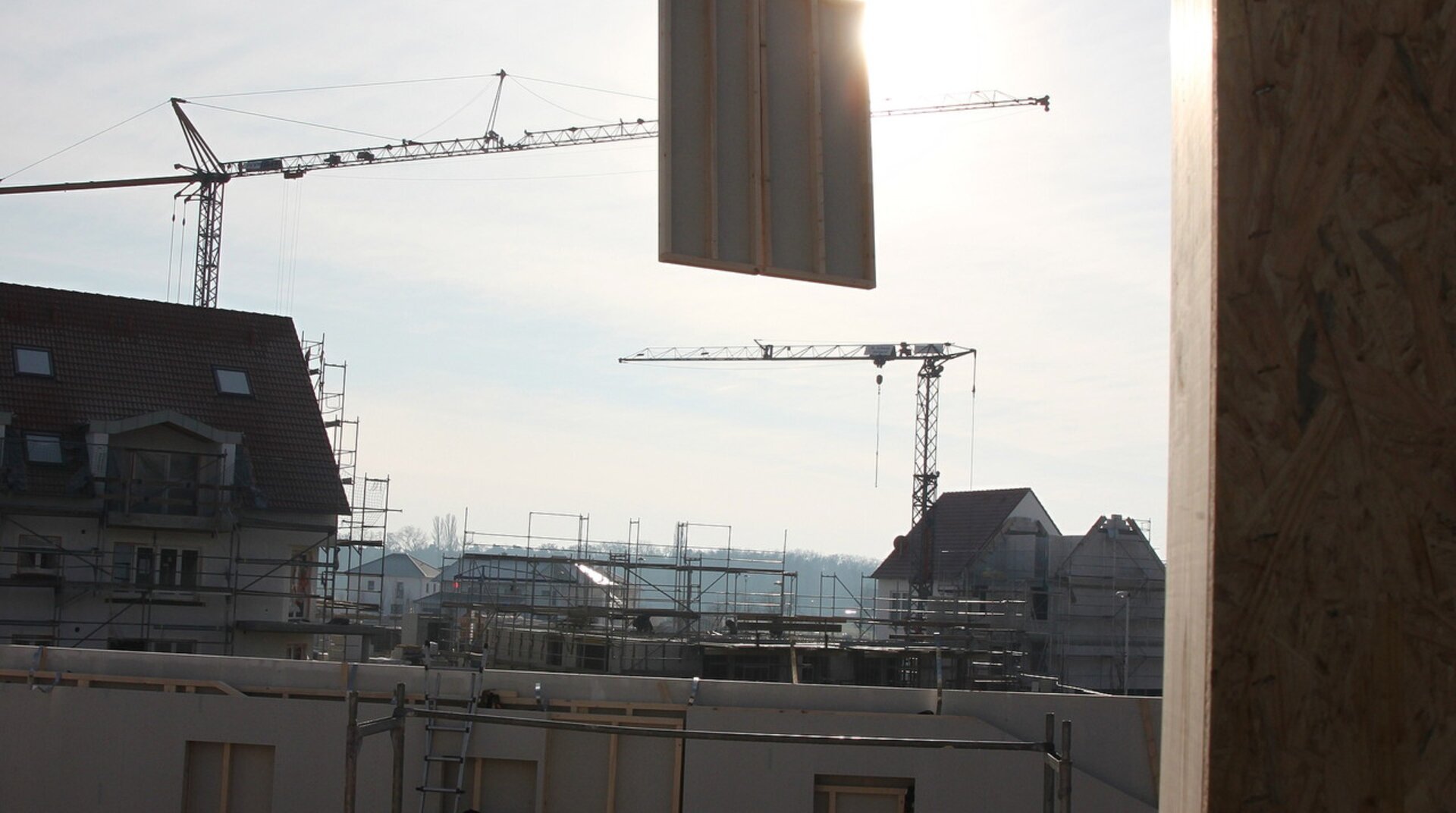 Mehrgenerationenhaus Vetter, Ausblick aus der Baustelle